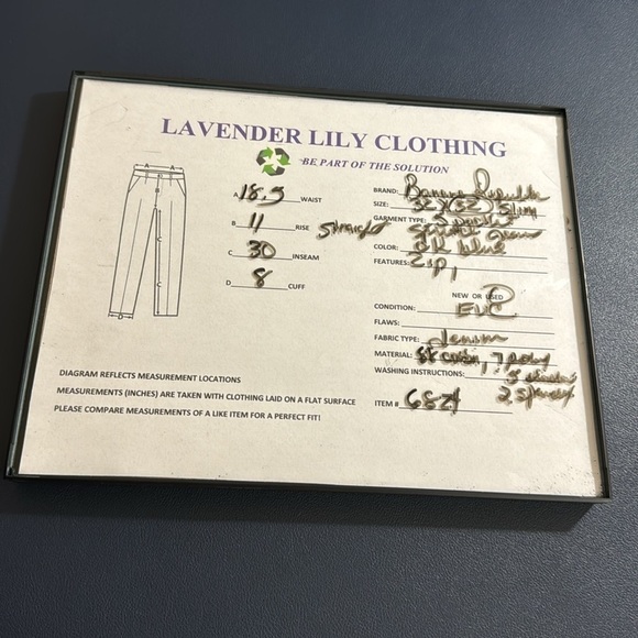 Banana Republic Denim Jeans Men's Slim 32 Blue Stretch 5-Pocket EUC - Picture 12 of 12